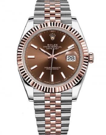 Đồng hồ Rolex 126331-0002 Datejust 41 Mặt Chocolate Cọc Vạch